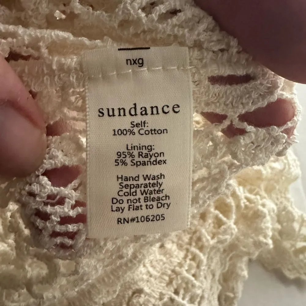 SUNDANCE Crochet Swim Cover/Dress‎